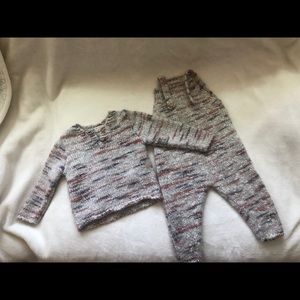 Zara Sweater and Knit Overall Set